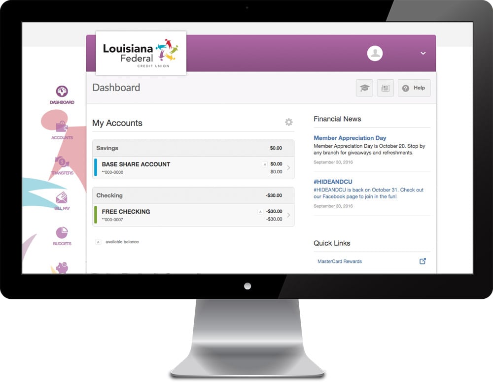 See a broad overview of all your accounts within online banking. See a broad overview of all your accounts within online banking.