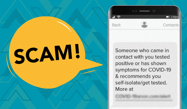 Scammers are using fake contact tracing texts to steal from you