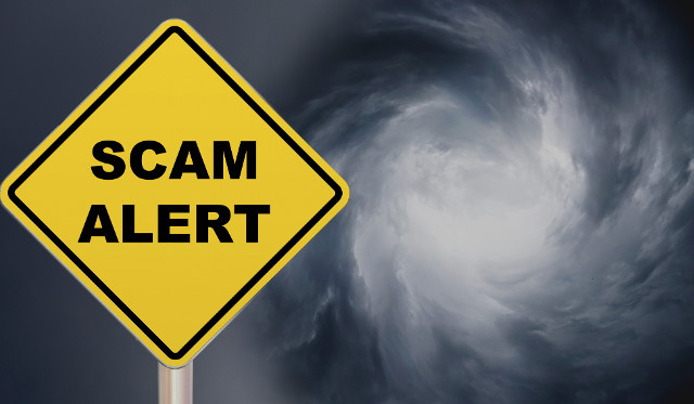 Beware of hurricane recovery scams
